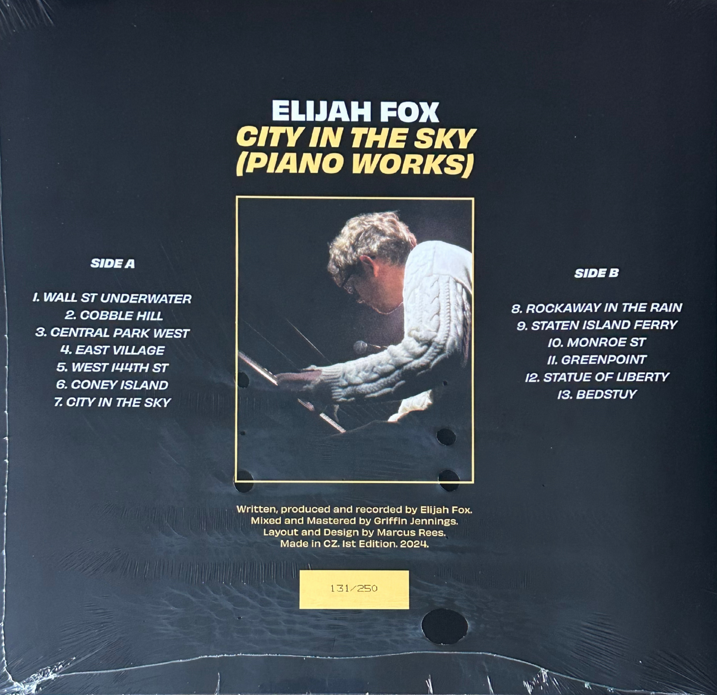 City in the Sky (Piano Works) - Vinyl