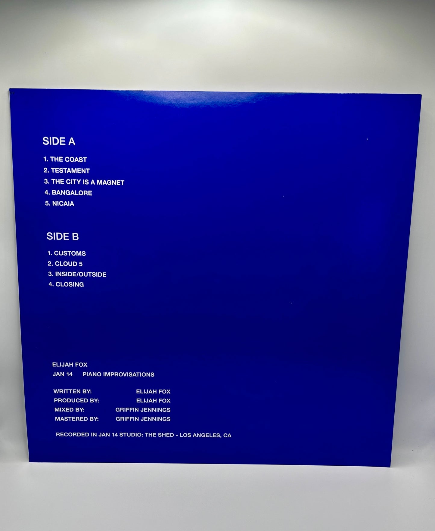 Jan 14 (Improvisations) - Vinyl